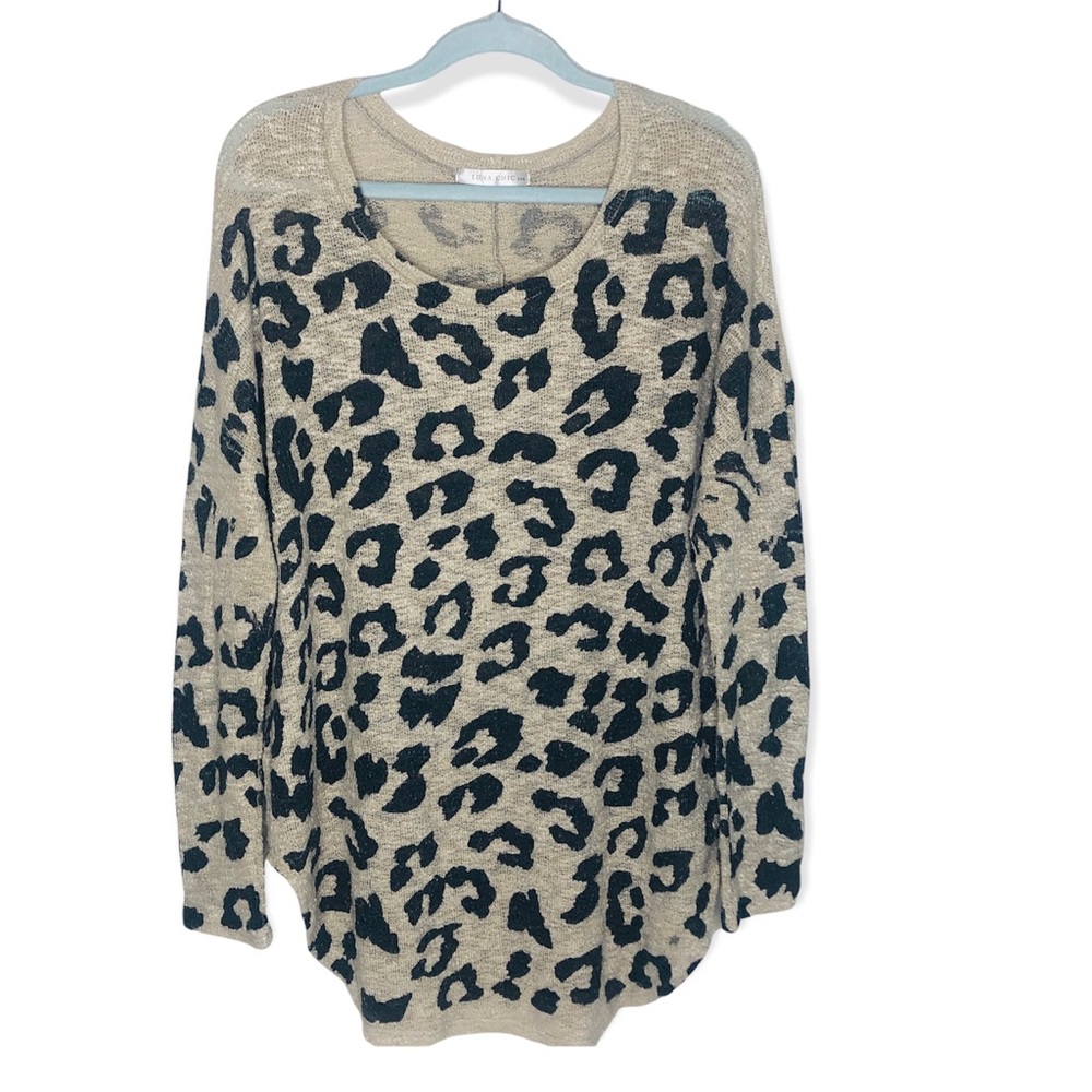 Luna Chic Long SleeveCheeta Blouse